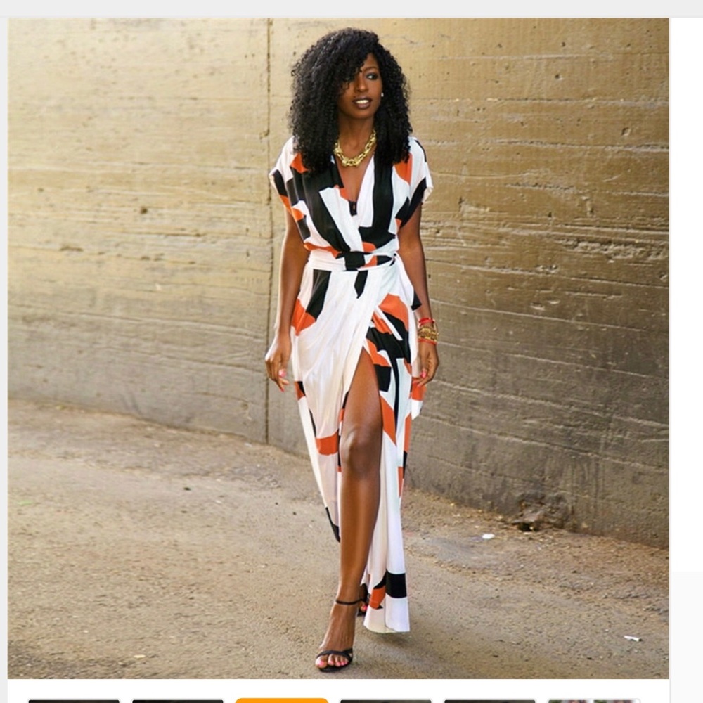 Summer wrap dress - Picture 2 of 5